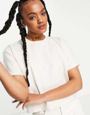 Urban Bliss sweat t-shirt in yellow - ASOS Price Checker