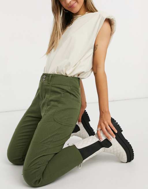 Urban Bliss utility jean in khaki