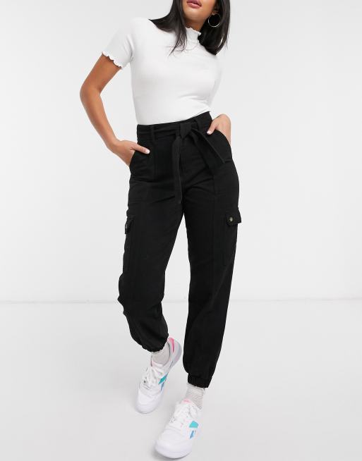 Urban Bliss utility pants in black