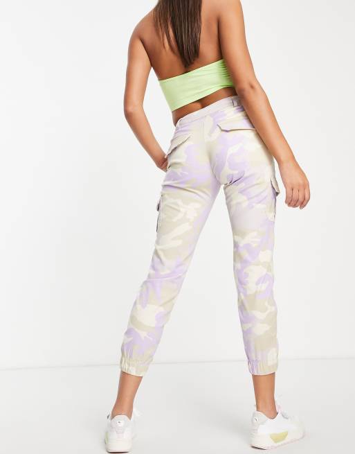 Lilac hot sale camo trousers