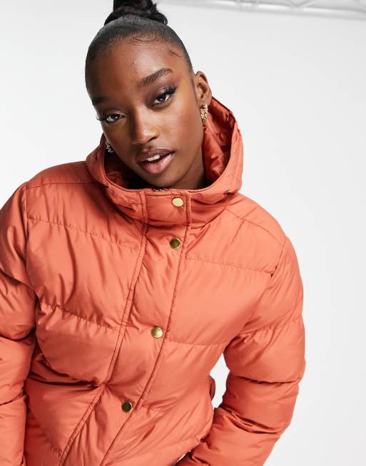 Urban classics ladies shop hooded puffer jacket