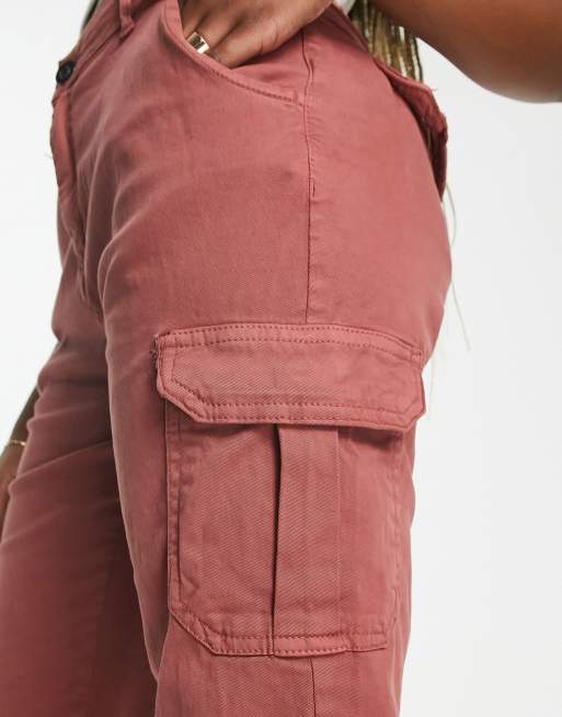 Buy Urban Classics Ladies High Waist Cargo Pants