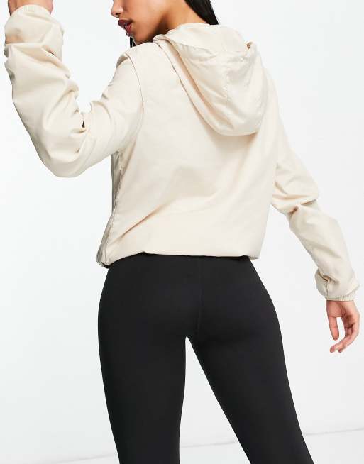 Urban Classics - Jack zonder sluiting met korte rits in beige, 2 van 4