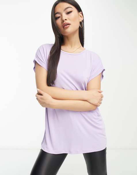 Urban Classics – Liliowy T-shirt z krótkimi rękawami - view 1