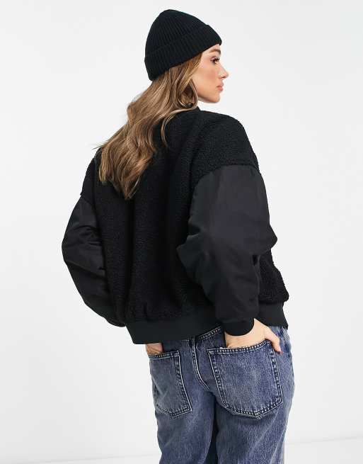 Urban classics hotsell sherpa jacket