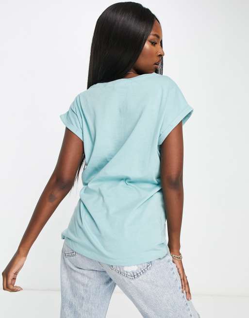 Urban Classics – T-Shirt in Hellblau , 2 von 4