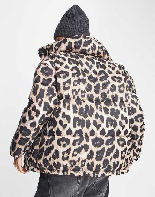 Doudoune discount leopard femme