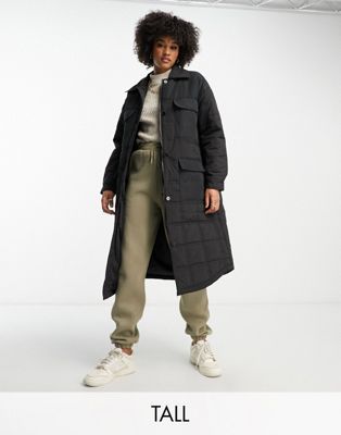 Urban Code Tall longline jacket in washed black - ASOS Price Checker