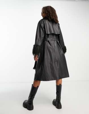 louren shaggy half coat ブラック shaggy half coat – louren store