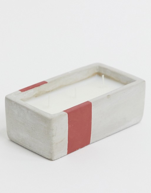 URBAN Cranberry & Rose Candle Rectangle in Red 226g