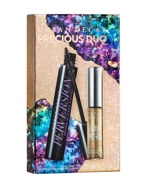 Urban Decay – Precious Duo – Tusz do rzęs Perversion i brokatowy eyeliner Heavy Metal (zestaw wart 38 GBP)