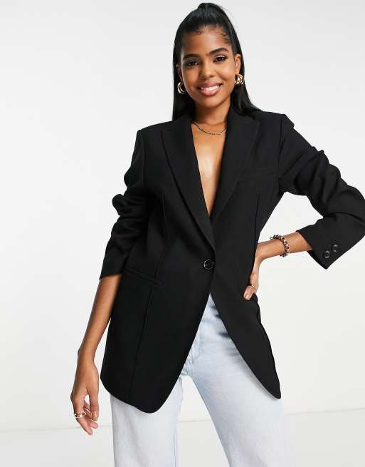 Urban Revivo blazer in black | ASOS