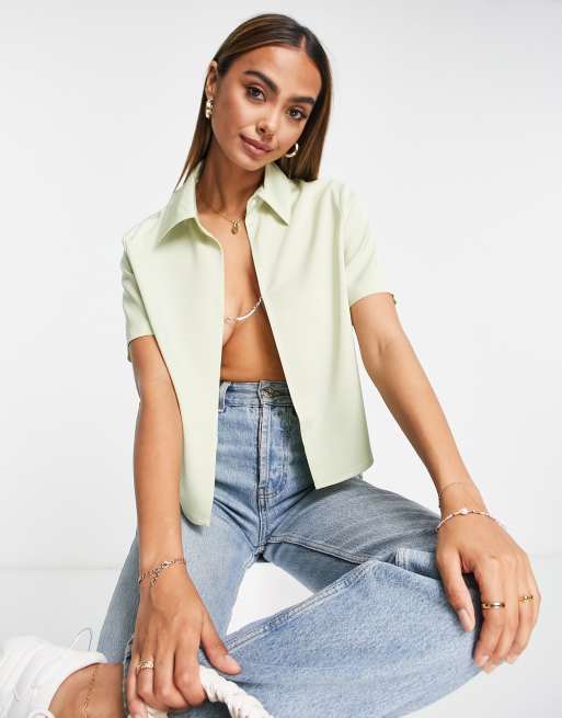 Urban Revivo - Camicia comoda vedre chiaro