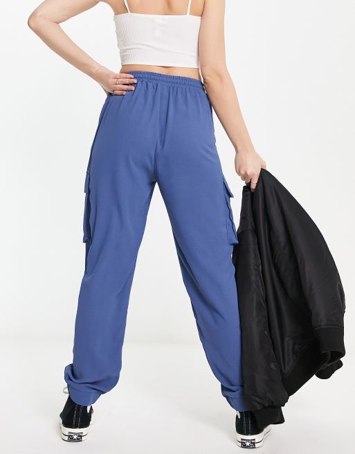 大感謝セール Urban Revivo cargo joggers in dusty blue レディース - ボトムス