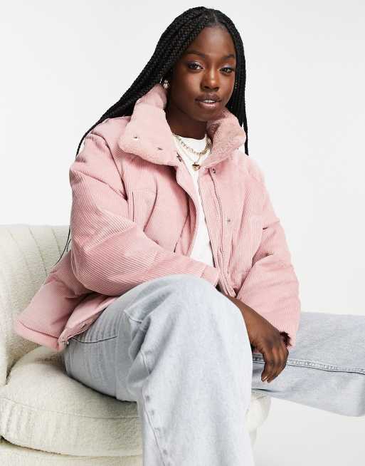 Urban outfitters pink clearance puffer