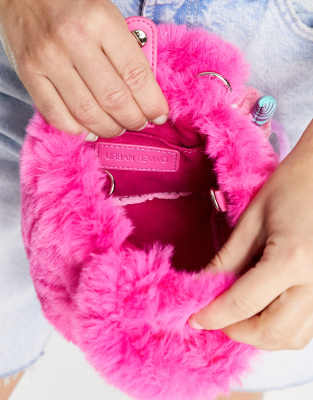 fluffy fur bag