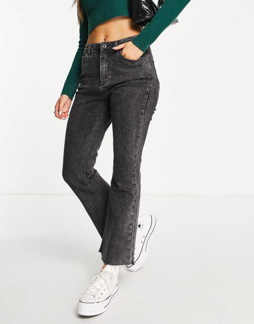 Jeans with raw hot sale edge