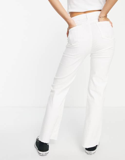 Urban Revivo - Hvide jeans med slids, 2 af 4