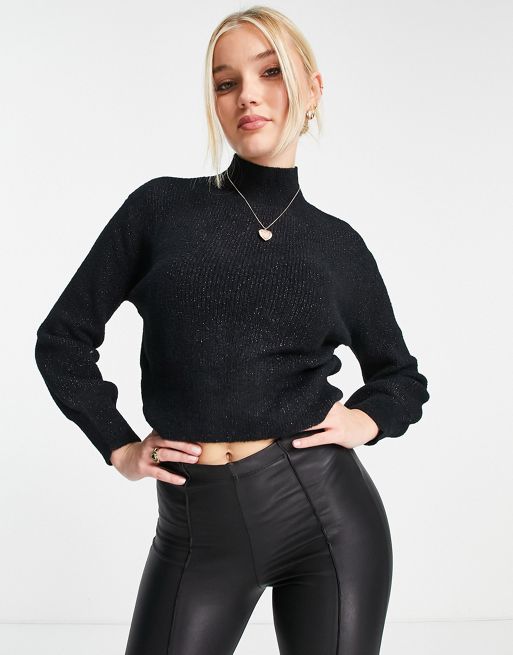 Urban Revivo knit sweater in black | ASOS