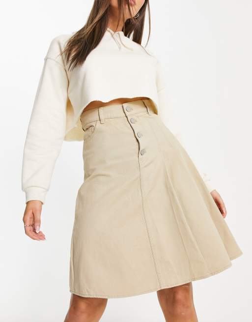 Tan skirt clearance midi