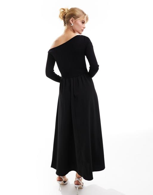 Black midi clearance evening skirt