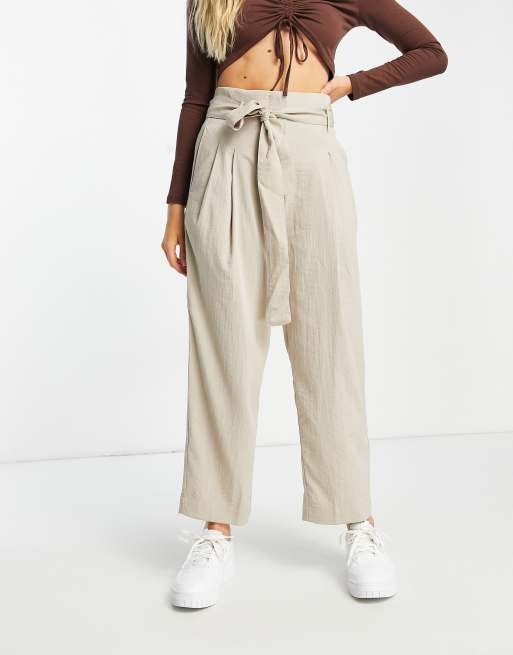 Paper bag trousers on sale asos