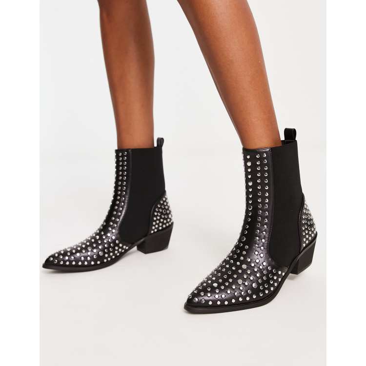 Asos bottines cloutees hotsell