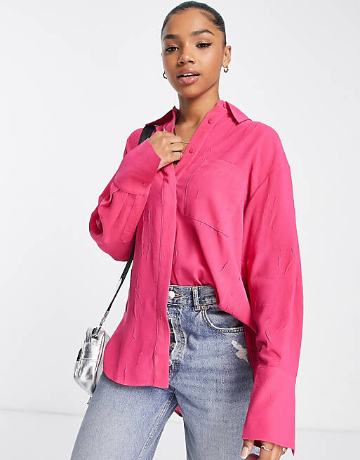 Tops Shirts & Blouses/Urban Revivo shirt in pink 