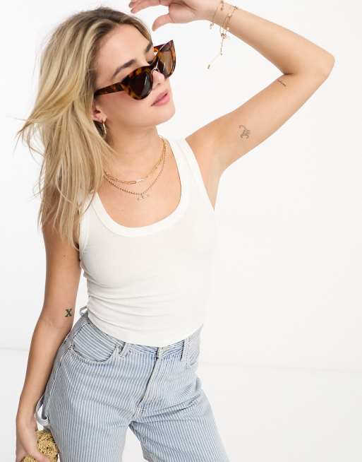 Urban Revivo - Tanktop in wit