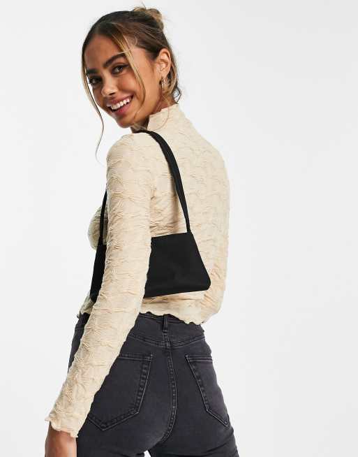Urban Revivo - Top texturé à manches longues - Beige, 2 de 4