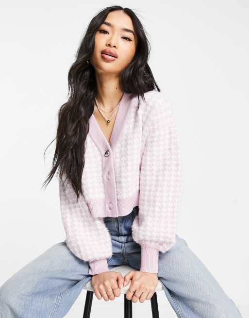 Urban Revivo - Vest met geruite print in paars