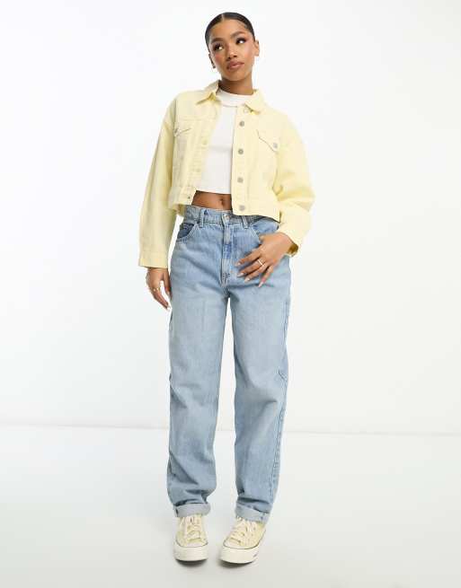 Urban Revivo Veste en jean Jaune p le ASOS