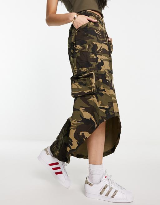 Camo zip 2025 front skirt