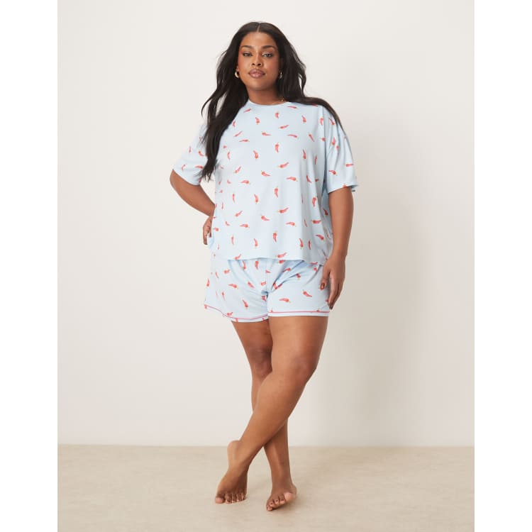 売れ筋商品|||ヒュー カットソー トップス レディース Women's Solid Short-Sleeve Shirred Pajama Tee Teaberry Joyspun Women's and Women's Plus Lightweight Sleep Tee and