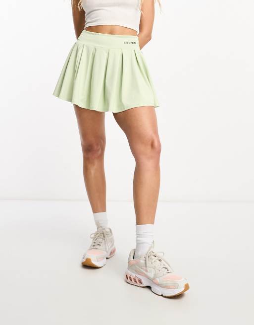 Urban Threads Jupe short de tennis pliss e Vert menthe ASOS