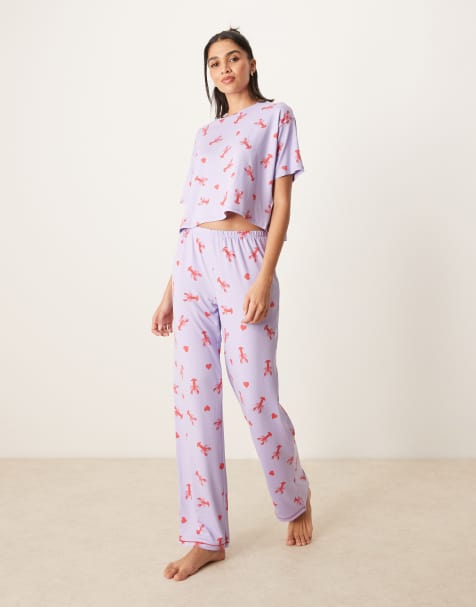 Urban Threads - Mix en match - Pyjama met print - view 1