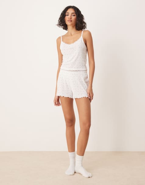 Urban Threads – Mixa och matcha – Blommigt, pointellestickad set - view 1