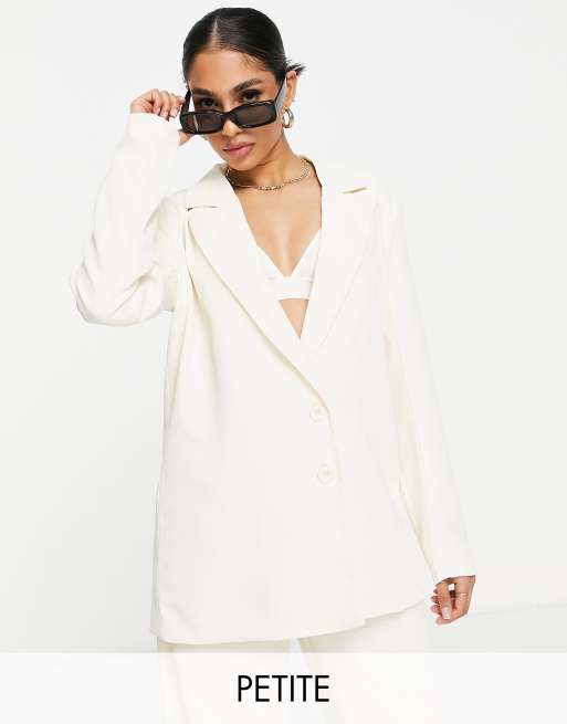 Petite cream blazer sale