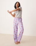 [Urban Threads] Urban Threads Petite pants with lobster heart print (part of a set)-Multi 12 MULTI