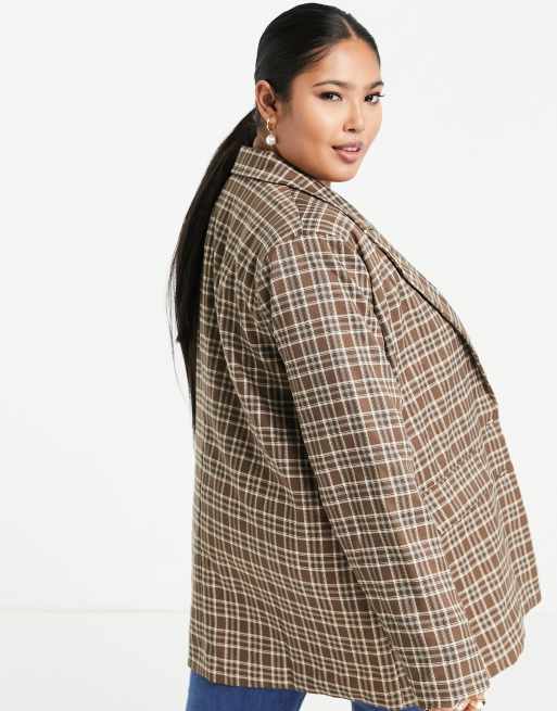Urban Threads Plus – Rutig kavaj, del av set, 2 av 4