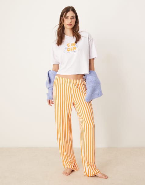 Urban Threads - Pyjamaset met zomerse print - view 1
