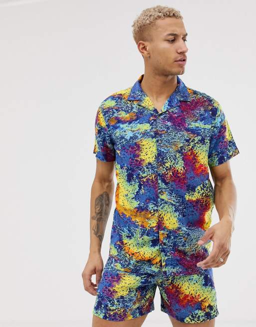Urban Threads COORD in rainbow print, 2 of 3