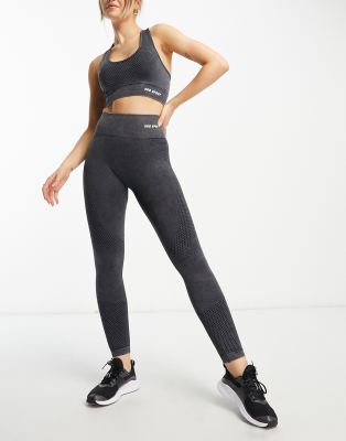Urban Threads Urban Threads seamless gym leggings in charcoal-Grey