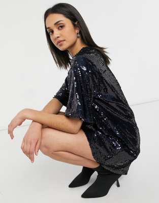 shirt dress sequin