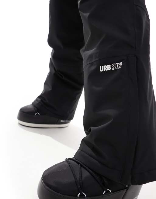 Urban Threads - Ski - Broek met wijde pijpen in zwart, deel van co-ord set, 3 van 5