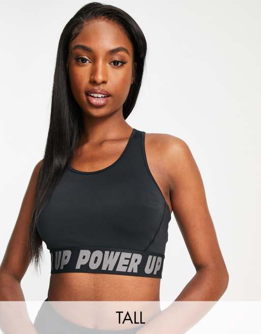 Power Up - Crop Top in Black