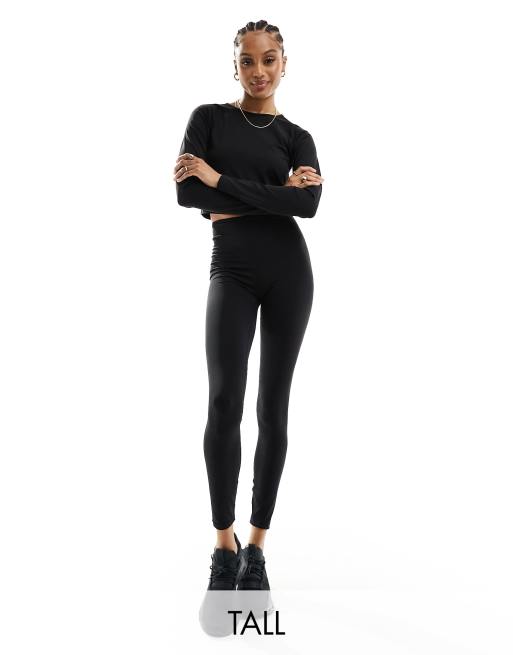 Urban Threads Tall – Superweiche Leggings in Schwarz