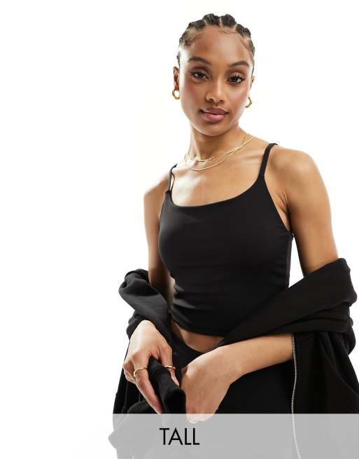 Urban Threads Tall – Svart, mjukt och långt linne