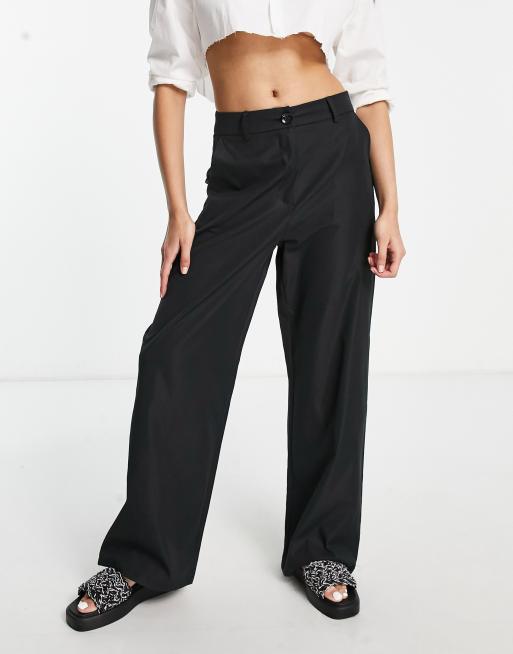 Urban Threads wide leg pants in black