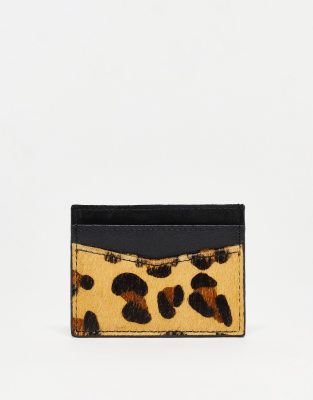 Urbancode animal print card holder in black - Click1Get2 Sale